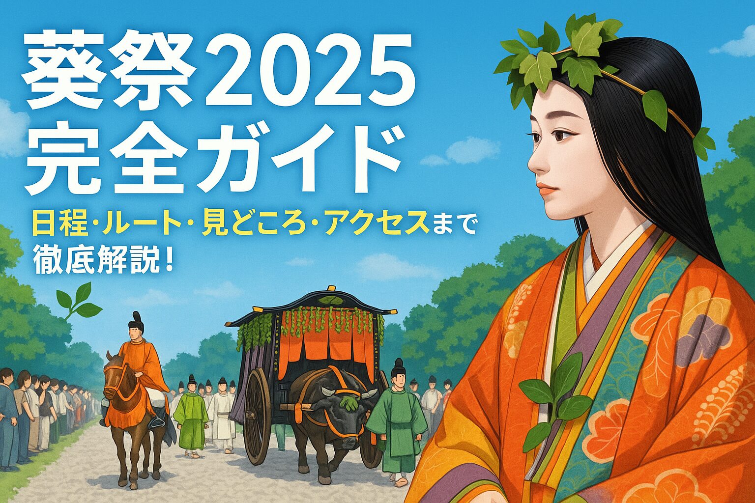 葵祭2025完全ガイド：日程・ルート・見どころ・アクセスまで徹底解説！