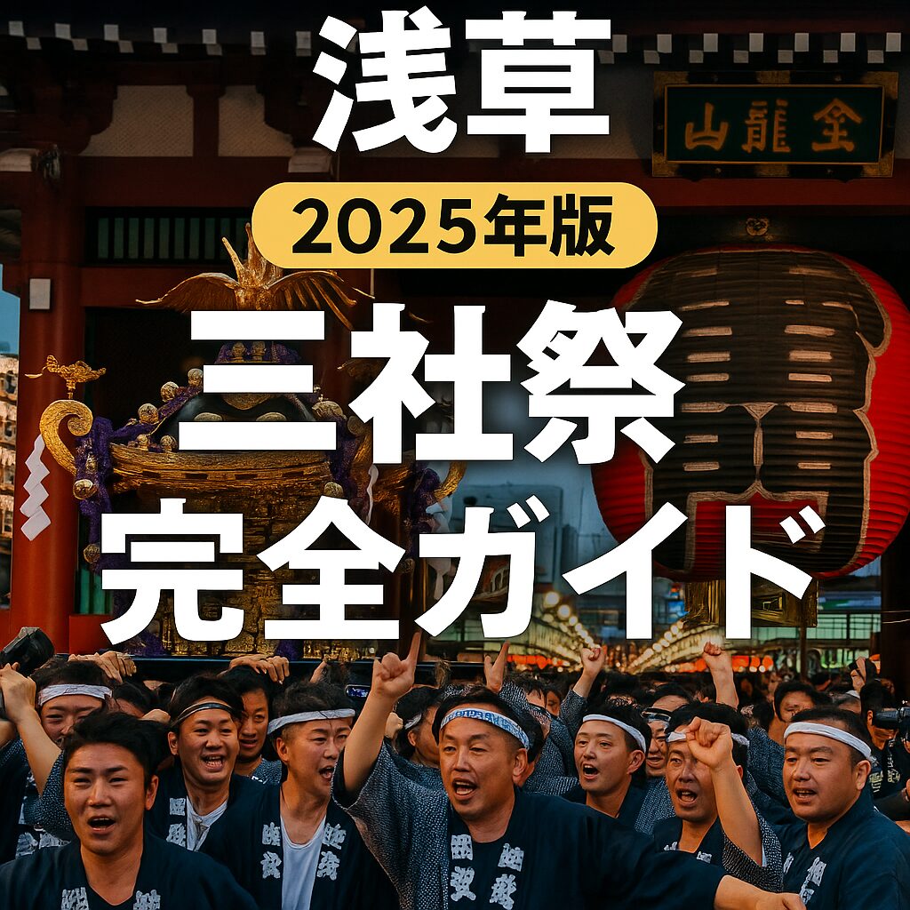 浅草三社祭2025完全ガイド｜日程・見どころ・観覧のコツを徹底解説！