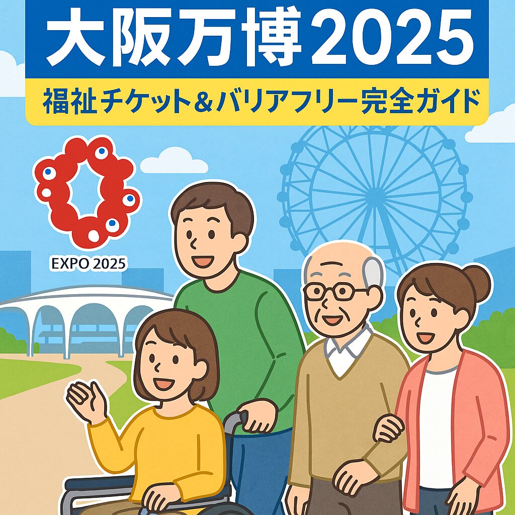 大阪万博2025｜障がい者・高齢者のチケット割引＆バリアフリー完全解説