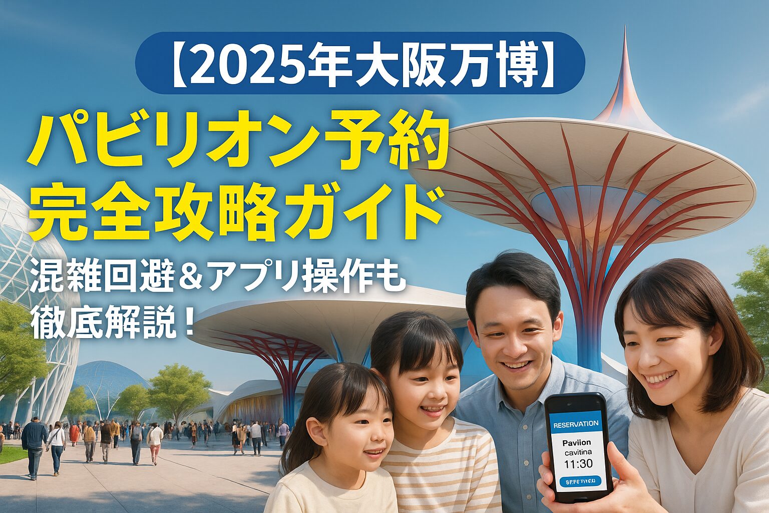 【2025年大阪万博】パビリオン予約完全攻略ガイド｜混雑回避＆アプリ操作も徹底解説！