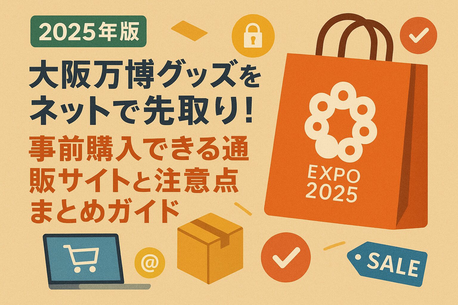 大阪万博グッズはネットで買える！公式通販＆百貨店ECのおすすめ購入方法